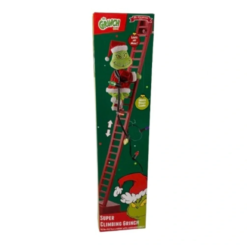 NIB. DR. SEUSS The Grinch 40” Animated Climber